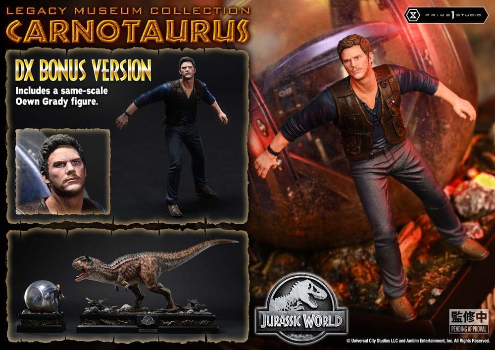 Jurassic World: Fallen Kingdom Legacy Museum Collection Statue 1/15 Carnotaurus DX Bonus 38 cm - Preorder - ETA: 23.06.2028
