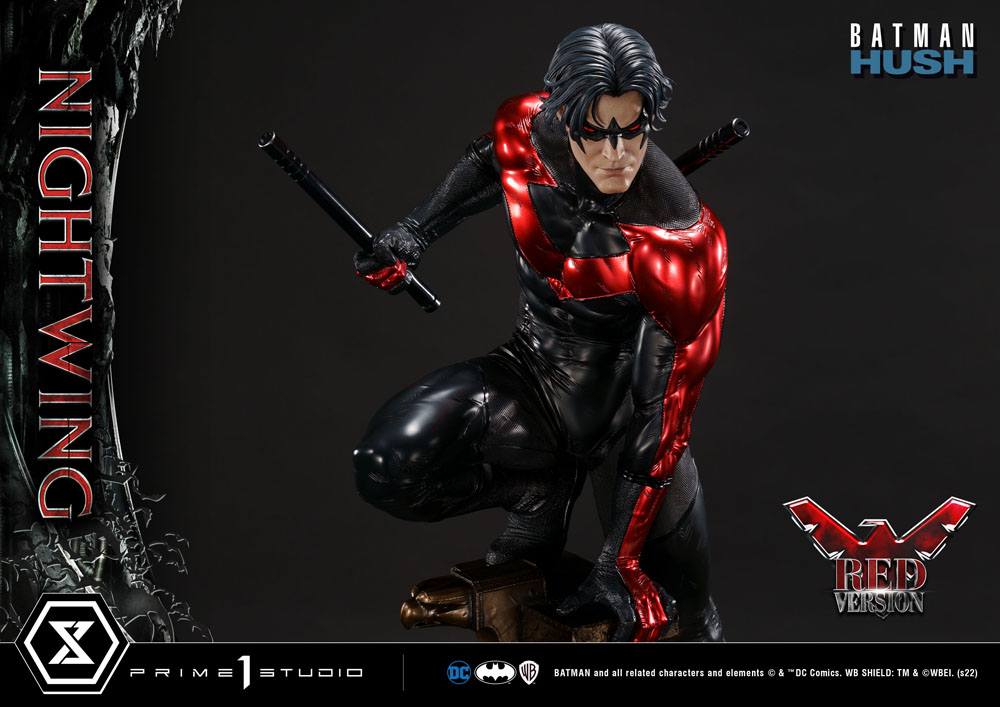 DC Comics Batman Hush Statue Nightwing Red Version 87 cm - Preorder - ETA Anfang 03.2025