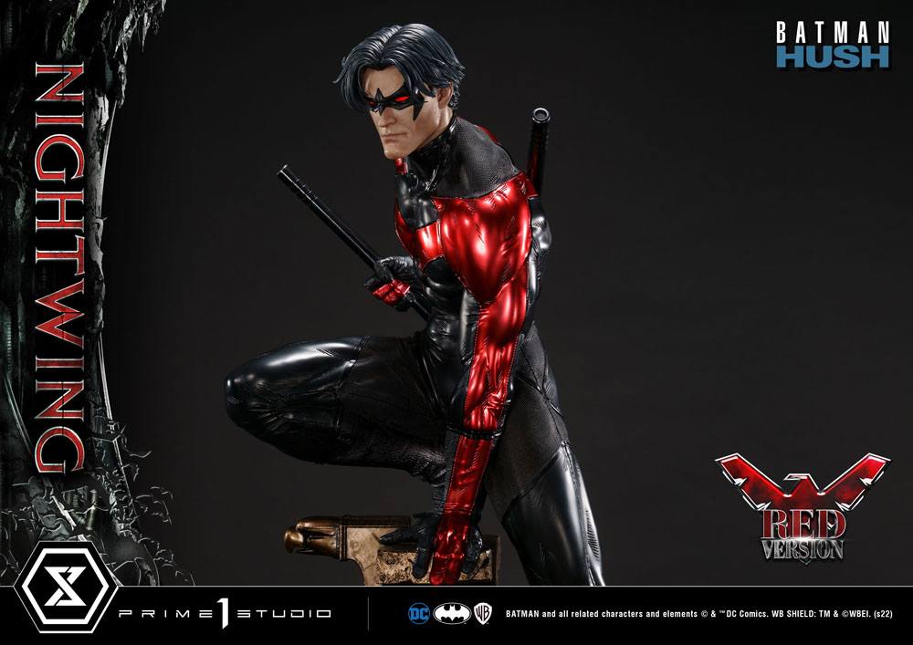 DC Comics Batman Hush Statue Nightwing Red Version 87 cm - Preorder - ETA Anfang 03.2025