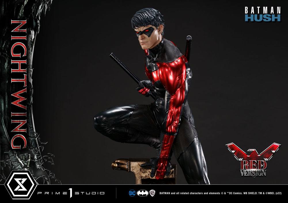 DC Comics Batman Hush Statue Nightwing Red Version 87 cm - Preorder - ETA Anfang 03.2025