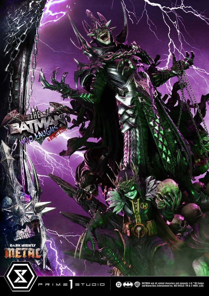 DC Comics Museum Masterline Statue 1/3 Dark Nights: Death Metal The Batman Who Laughs & Robin King 85 cm - Preorder - ETA: 25.02.2028