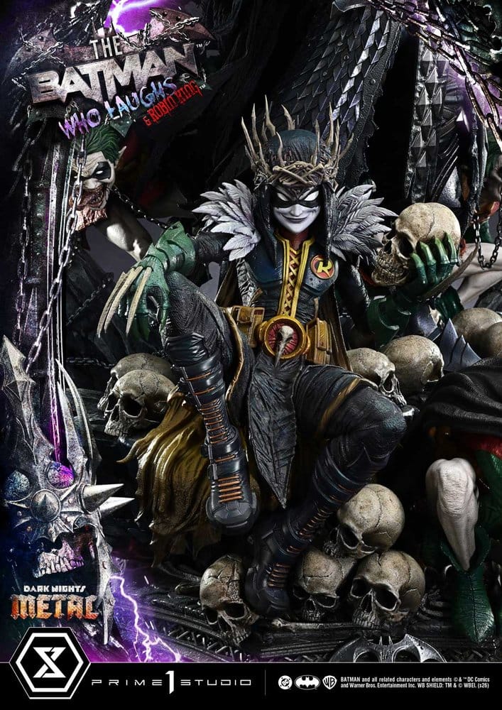 DC Comics Museum Masterline Statue 1/3 Dark Nights: Death Metal The Batman Who Laughs & Robin King 85 cm - Preorder - ETA: 25.02.2028