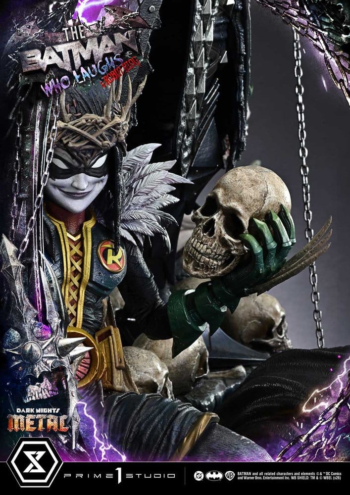 DC Comics Museum Masterline Statue 1/3 Dark Nights: Death Metal The Batman Who Laughs & Robin King 85 cm - Preorder - ETA: 25.02.2028