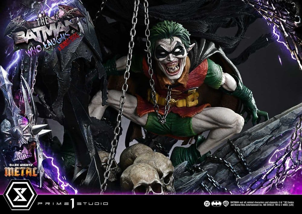 DC Comics Museum Masterline Statue 1/3 Dark Nights: Death Metal The Batman Who Laughs & Robin King 85 cm - Preorder - ETA: 25.02.2028
