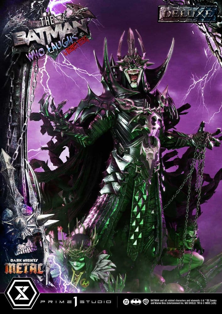 DC Comics Museum Masterline Statue 1/3 Dark Nights: Death Metal The Batman Who Laughs & Robin King Deluxe Version 85 cm - Preorder - ETA: 25.02.2028