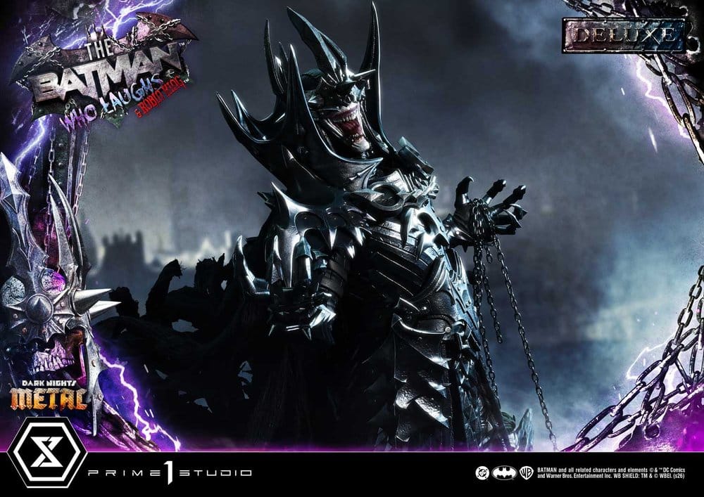 DC Comics Museum Masterline Statue 1/3 Dark Nights: Death Metal The Batman Who Laughs & Robin King Deluxe Version 85 cm - Preorder - ETA: 25.02.2028