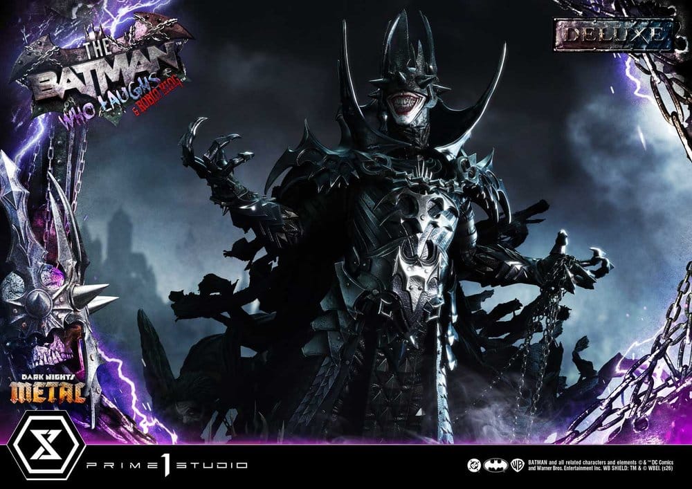 DC Comics Museum Masterline Statue 1/3 Dark Nights: Death Metal The Batman Who Laughs & Robin King Deluxe Version 85 cm - Preorder - ETA: 25.02.2028