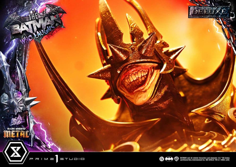 DC Comics Museum Masterline Statue 1/3 Dark Nights: Death Metal The Batman Who Laughs & Robin King Deluxe Version 85 cm - Preorder - ETA: 25.02.2028