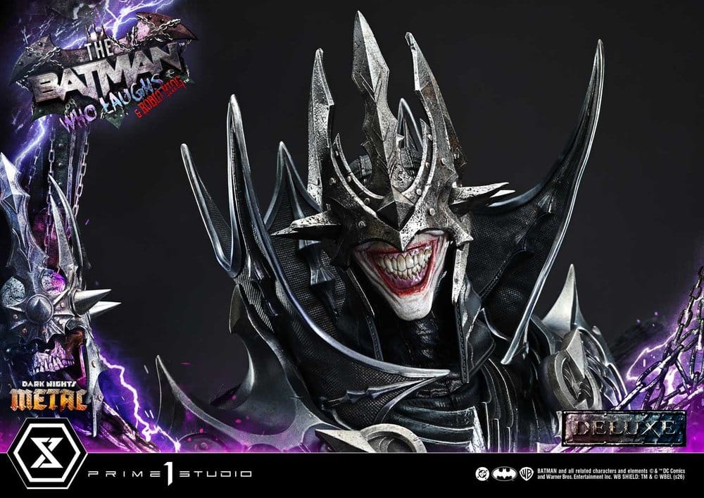 DC Comics Museum Masterline Statue 1/3 Dark Nights: Death Metal The Batman Who Laughs & Robin King Deluxe Version 85 cm - Preorder - ETA: 25.02.2028