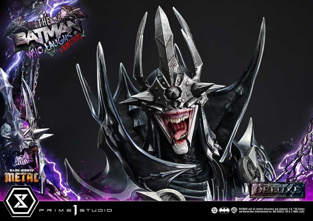 DC Comics Museum Masterline Statue 1/3 Dark Nights: Death Metal The Batman Who Laughs & Robin King Deluxe Version 85 cm - Preorder - ETA: 25.02.2028