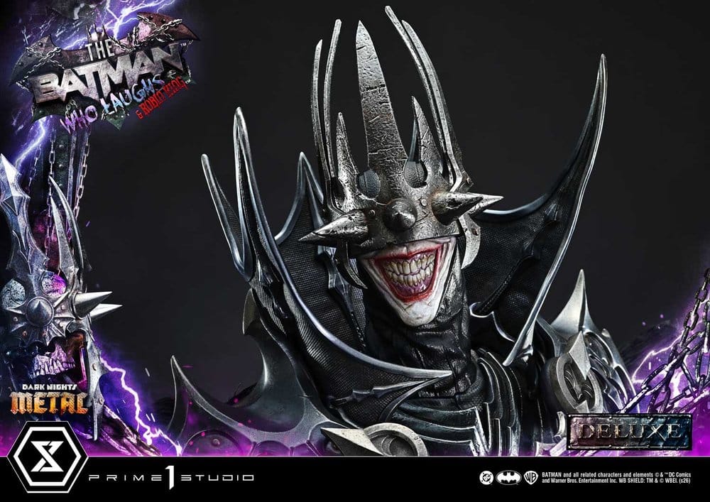 DC Comics Museum Masterline Statue 1/3 Dark Nights: Death Metal The Batman Who Laughs & Robin King Deluxe Version 85 cm - Preorder - ETA: 25.02.2028