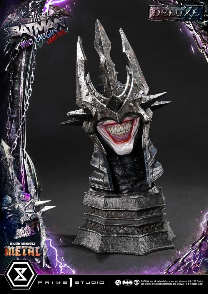 DC Comics Museum Masterline Statue 1/3 Dark Nights: Death Metal The Batman Who Laughs & Robin King Deluxe Version 85 cm - Preorder - ETA: 25.02.2028