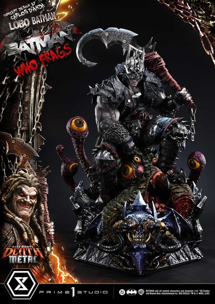 Dark Nights: Death Metal Museum Masterline Statue 1/3 Lobo Batman: Batman Who Frags 81 cm - Preorder - ETA: 24.04.2028