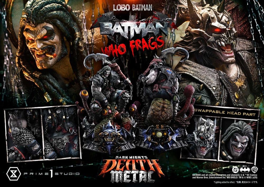 Dark Nights: Death Metal Museum Masterline Statue 1/3 Lobo Batman: Batman Who Frags 81 cm - Preorder - ETA: 24.04.2028