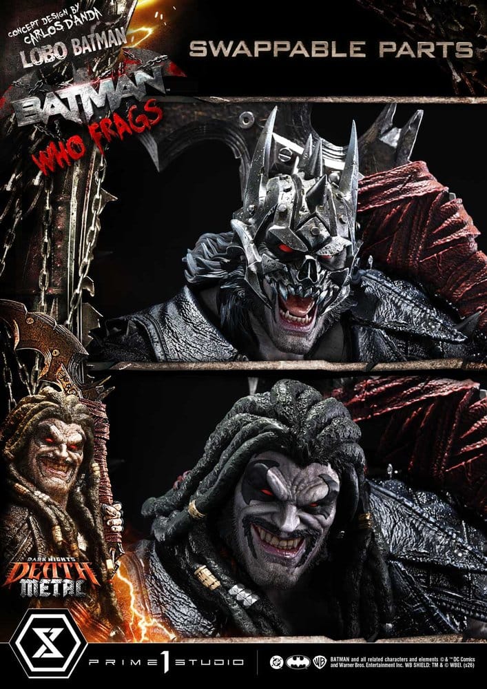 Dark Nights: Death Metal Museum Masterline Statue 1/3 Lobo Batman: Batman Who Frags 81 cm - Preorder - ETA: 24.04.2028