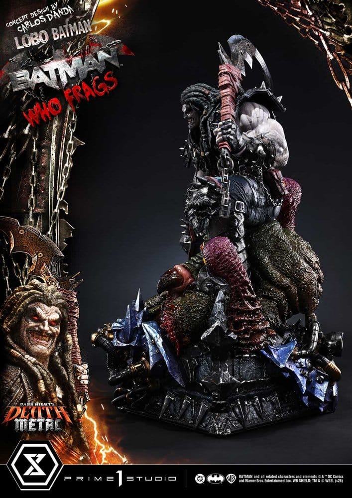 Dark Nights: Death Metal Museum Masterline Statue 1/3 Lobo Batman: Batman Who Frags 81 cm - Preorder - ETA: 24.04.2028