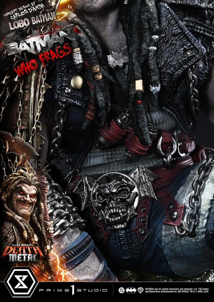 Dark Nights: Death Metal Museum Masterline Statue 1/3 Lobo Batman: Batman Who Frags 81 cm - Preorder - ETA: 24.04.2028