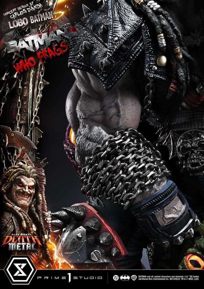 Dark Nights: Death Metal Museum Masterline Statue 1/3 Lobo Batman: Batman Who Frags 81 cm - Preorder - ETA: 24.04.2028