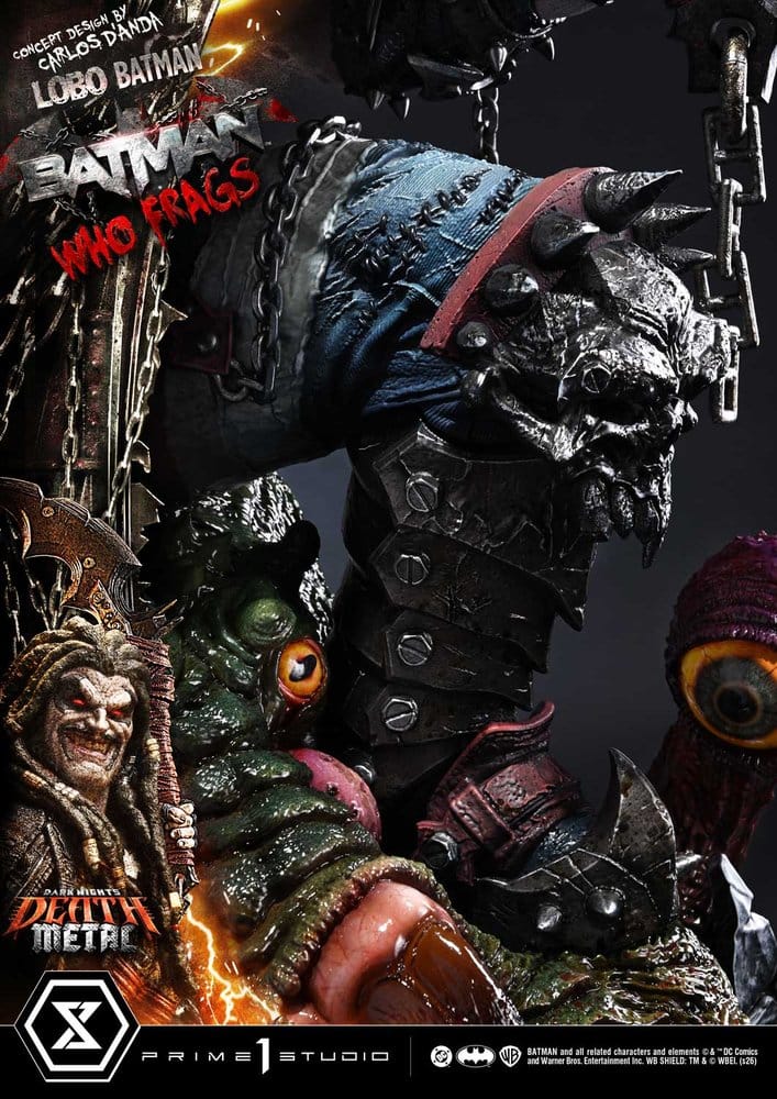Dark Nights: Death Metal Museum Masterline Statue 1/3 Lobo Batman: Batman Who Frags 81 cm - Preorder - ETA: 24.04.2028