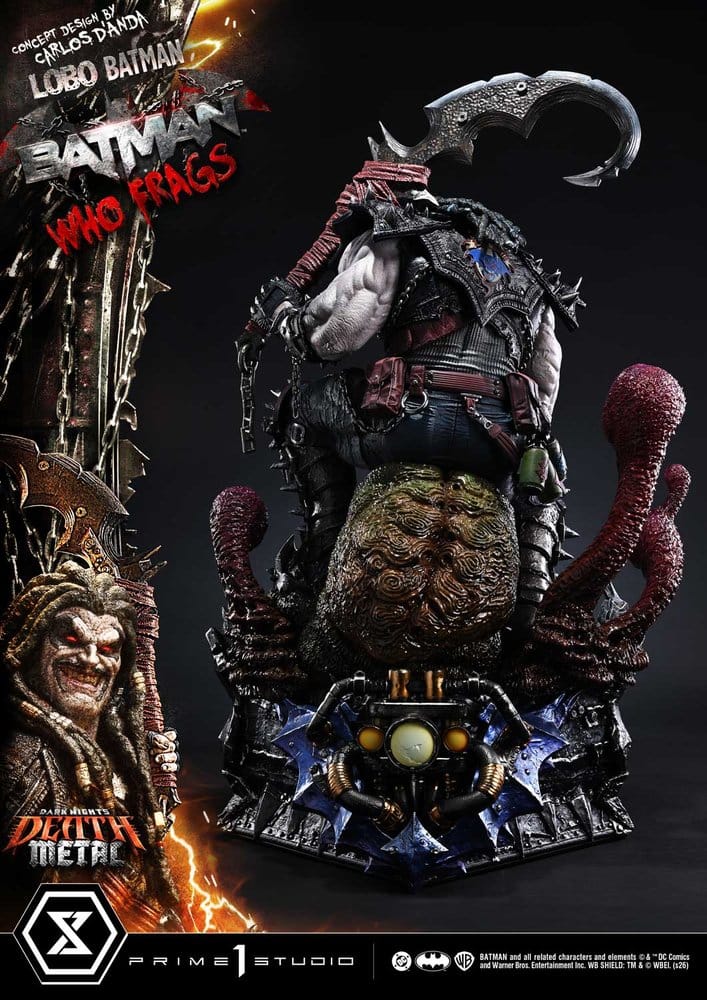 Dark Nights: Death Metal Museum Masterline Statue 1/3 Lobo Batman: Batman Who Frags 81 cm - Preorder - ETA: 24.04.2028