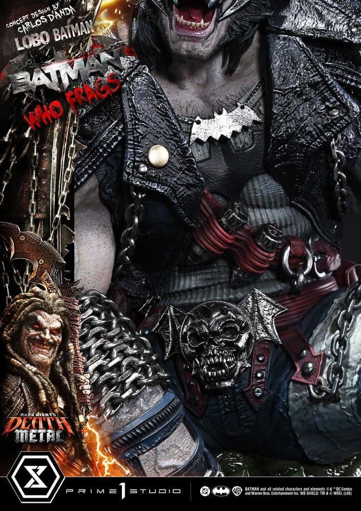 Dark Nights: Death Metal Museum Masterline Statue 1/3 Lobo Batman: Batman Who Frags 81 cm - Preorder - ETA: 24.04.2028