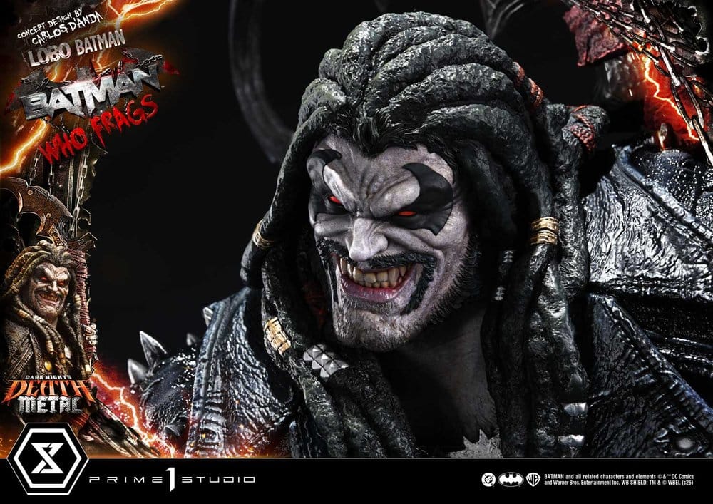 Dark Nights: Death Metal Museum Masterline Statue 1/3 Lobo Batman: Batman Who Frags 81 cm - Preorder - ETA: 24.04.2028