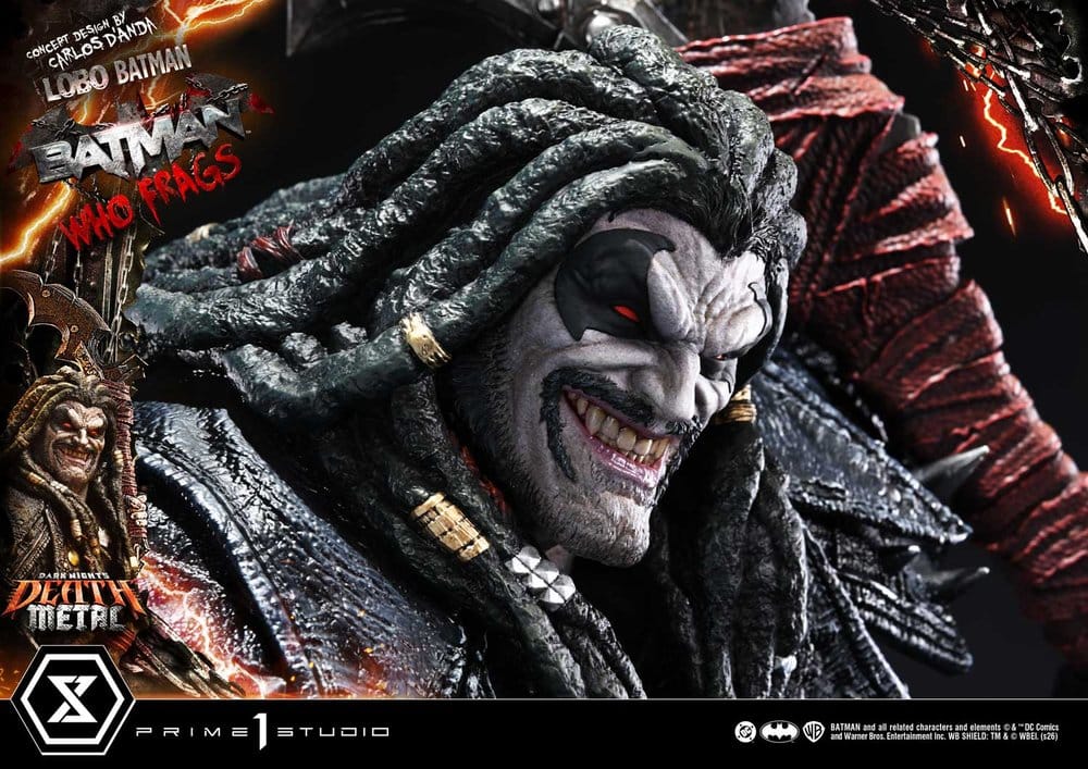 Dark Nights: Death Metal Museum Masterline Statue 1/3 Lobo Batman: Batman Who Frags 81 cm - Preorder - ETA: 24.04.2028