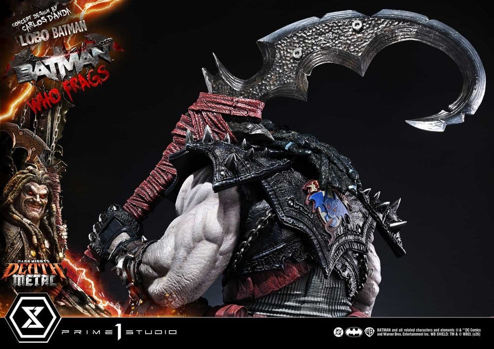 Dark Nights: Death Metal Museum Masterline Statue 1/3 Lobo Batman: Batman Who Frags 81 cm - Preorder - ETA: 24.04.2028