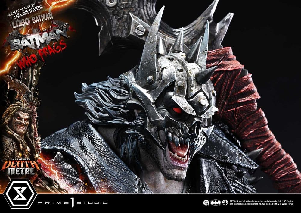 Dark Nights: Death Metal Museum Masterline Statue 1/3 Lobo Batman: Batman Who Frags 81 cm - Preorder - ETA: 24.04.2028