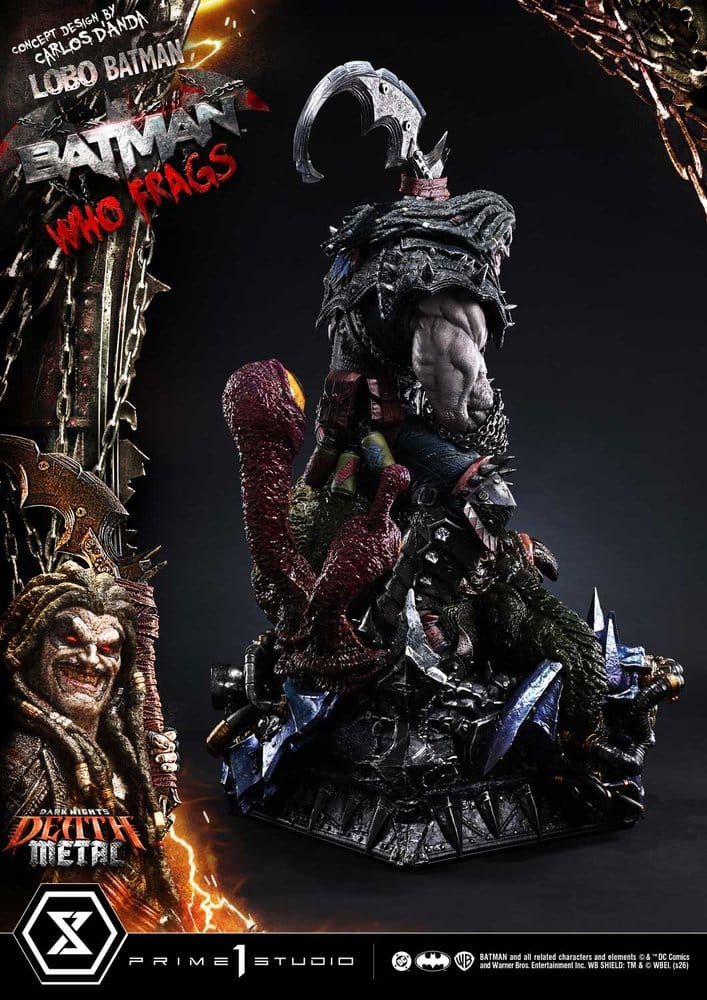 Dark Nights: Death Metal Museum Masterline Statue 1/3 Lobo Batman: Batman Who Frags Deluxe Version 81 cm - Preorder - ETA: 24.04.2028