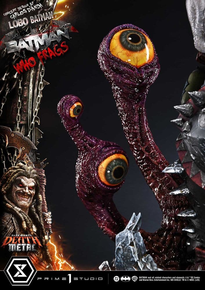 Dark Nights: Death Metal Museum Masterline Statue 1/3 Lobo Batman: Batman Who Frags Deluxe Version 81 cm - Preorder - ETA: 24.04.2028