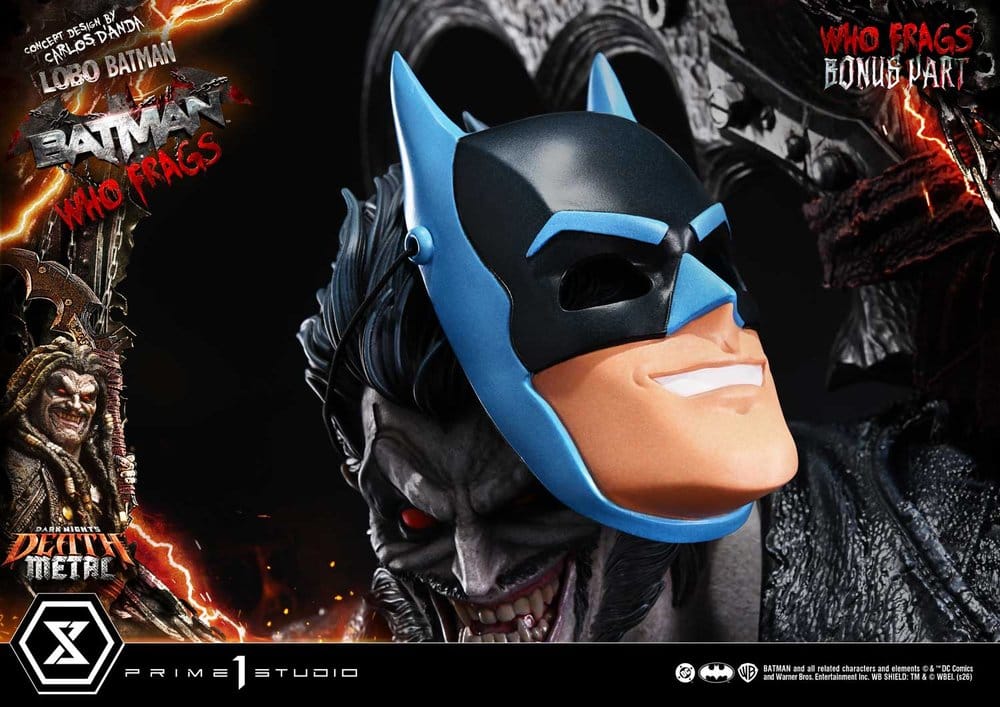 Dark Nights: Death Metal Museum Masterline Statue 1/3 Lobo Batman: Batman Who Frags Deluxe Bonus Version 81 cm - Preorder - ETA: 24.04.2028