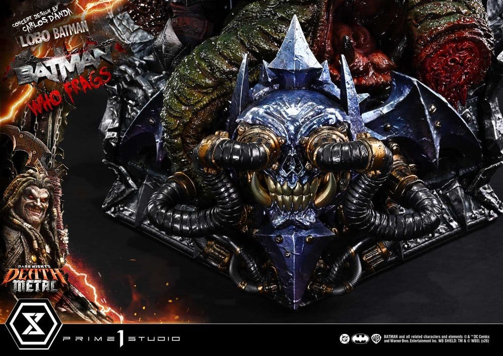 Dark Nights: Death Metal Museum Masterline Statue 1/3 Lobo Batman: Batman Who Frags Deluxe Bonus Version 81 cm - Preorder - ETA: 24.04.2028