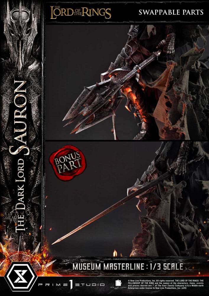 Herr der Ringe Museum Masterline Series Statue 1/3 The Dark Lord Sauron Bonus Version 117 cm    - Preorder - ETA: 25.10.2026