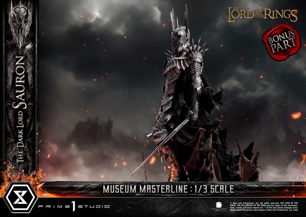 Herr der Ringe Museum Masterline Series Statue 1/3 The Dark Lord Sauron Bonus Version 117 cm    - Preorder - ETA: 25.10.2026