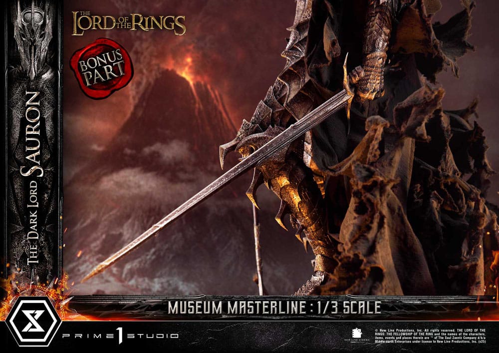 Herr der Ringe Museum Masterline Series Statue 1/3 The Dark Lord Sauron Bonus Version 117 cm    - Preorder - ETA: 25.10.2026