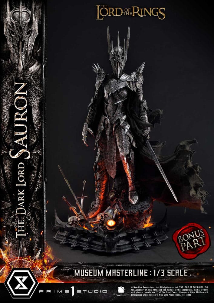 Herr der Ringe Museum Masterline Series Statue 1/3 The Dark Lord Sauron Bonus Version 117 cm    - Preorder - ETA: 25.10.2026