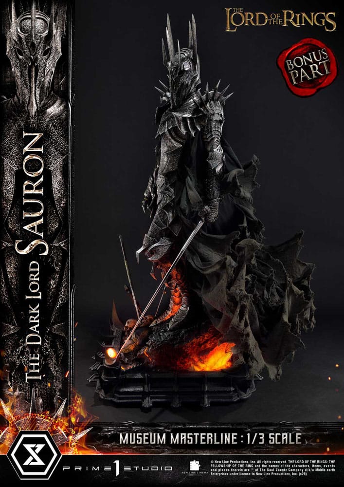 Herr der Ringe Museum Masterline Series Statue 1/3 The Dark Lord Sauron Bonus Version 117 cm    - Preorder - ETA: 25.10.2026