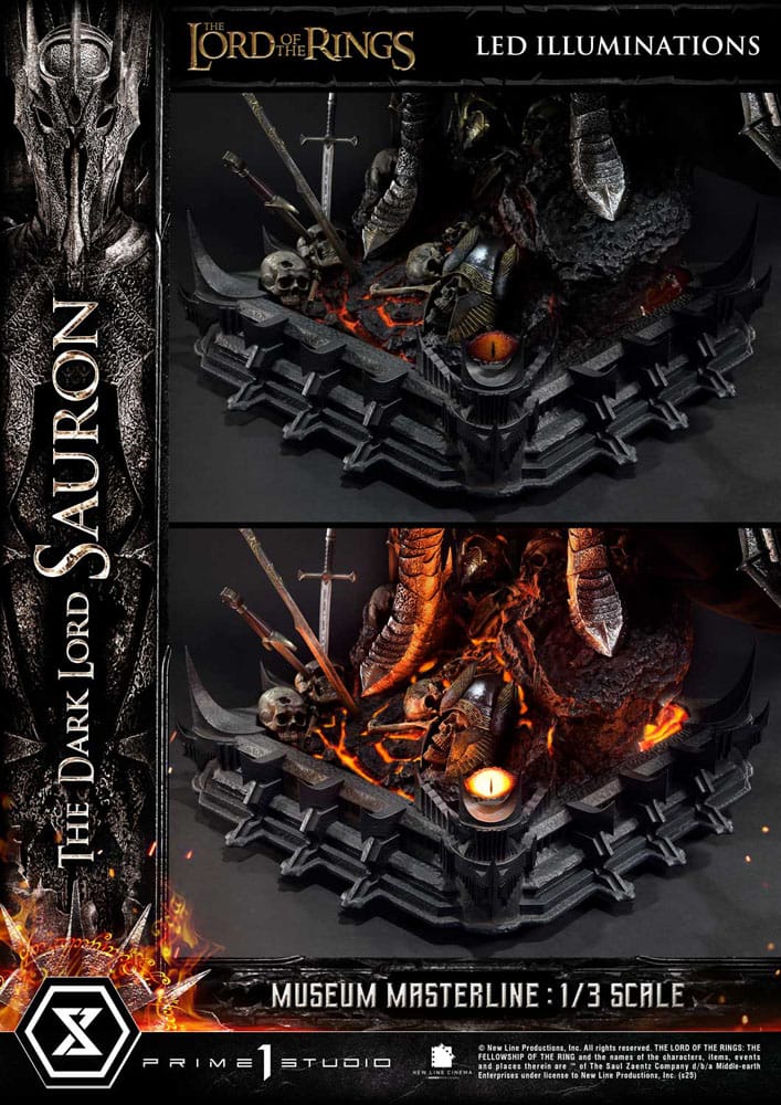 Herr der Ringe Museum Masterline Series Statue 1/3 The Dark Lord Sauron Bonus Version 117 cm    - Preorder - ETA: 25.10.2026