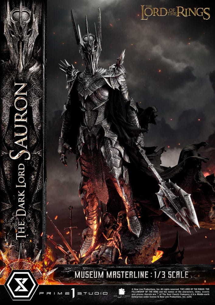 Herr der Ringe Museum Masterline Series Statue 1/3 The Dark Lord Sauron Bonus Version 117 cm    - Preorder - ETA: 25.10.2026