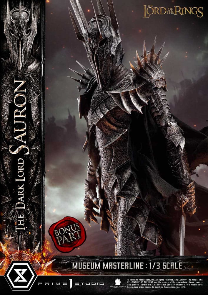 Herr der Ringe Museum Masterline Series Statue 1/3 The Dark Lord Sauron Bonus Version 117 cm    - Preorder - ETA: 25.10.2026