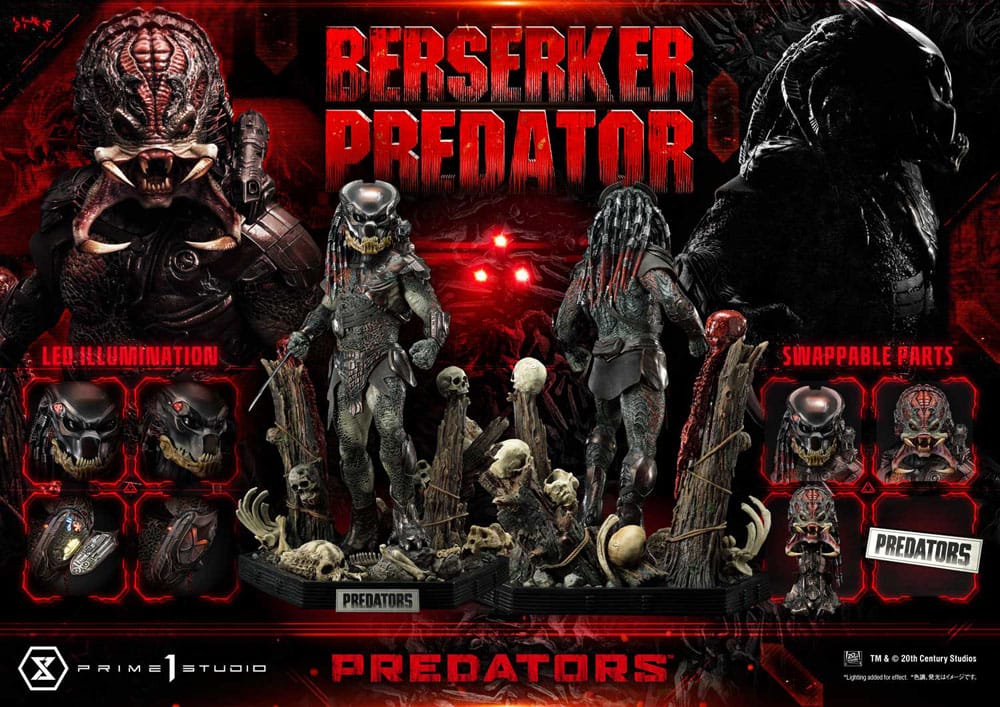 Predators Statue Berserker Predator 100 cm - Versand: 5-7 Tage nach Bestellung
