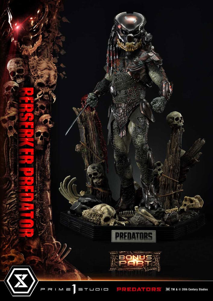 Predators Statue Berserker Predator Deluxe Bonus Version 100 cm - Versand: 5-7 Tage nach Bestellung