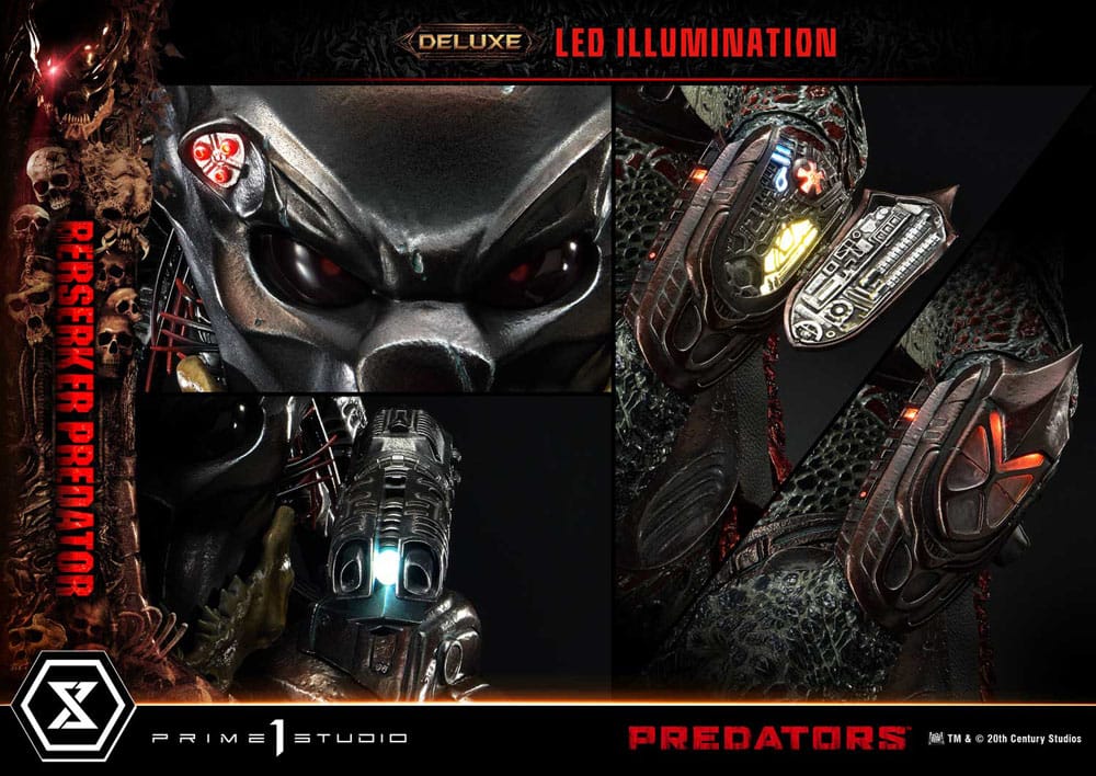Predators Statue Berserker Predator Deluxe Bonus Version 100 cm - Versand: 5-7 Tage nach Bestellung