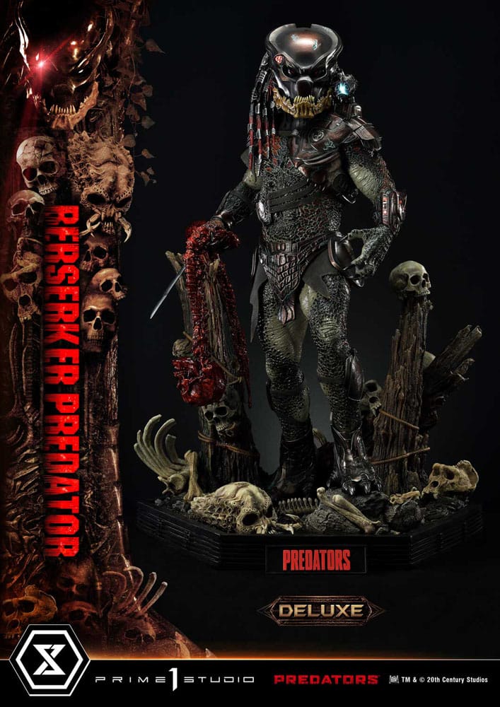 Predators Statue Berserker Predator Deluxe Bonus Version 100 cm - Versand: 5-7 Tage nach Bestellung