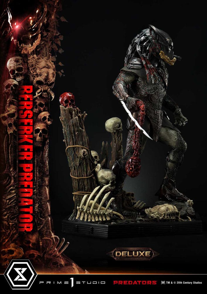 Predators Statue Berserker Predator Deluxe Bonus Version 100 cm - Versand: 5-7 Tage nach Bestellung