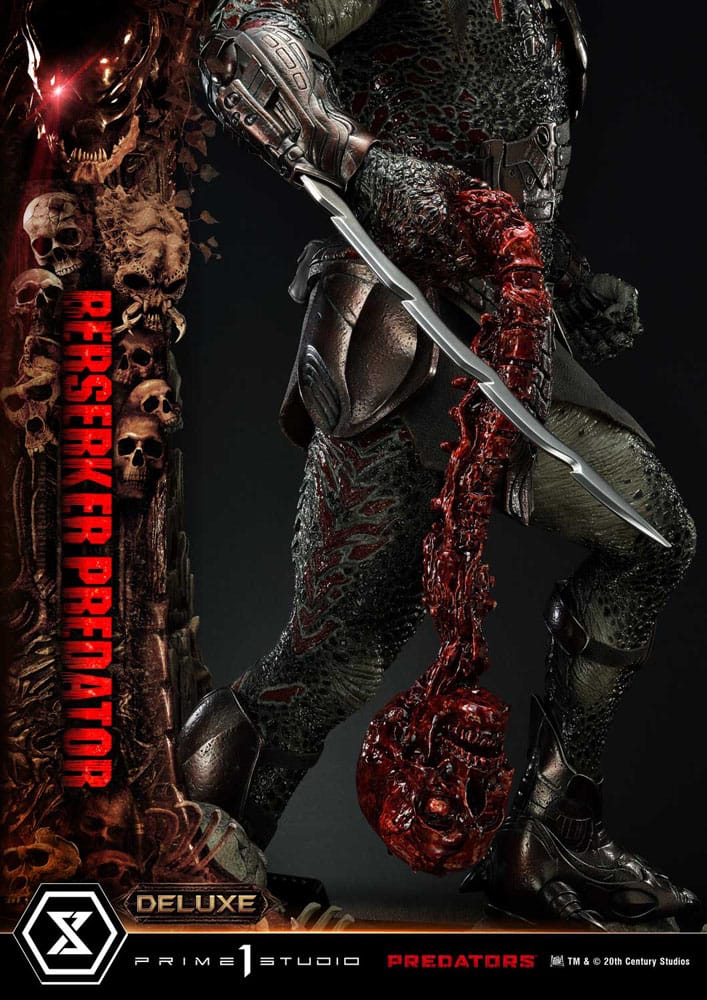 Predators Statue Berserker Predator Deluxe Bonus Version 100 cm - Versand: 5-7 Tage nach Bestellung