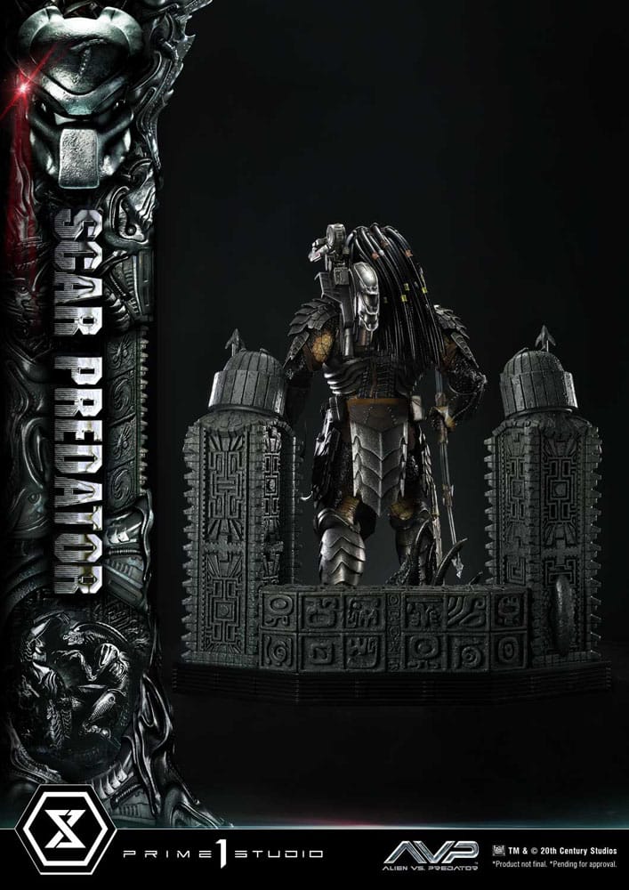 The Alien vs. Predator Museum Masterline Series Statue 1/3 Scar Predator 93 cm - Preorder - ETA: 20.12.2025