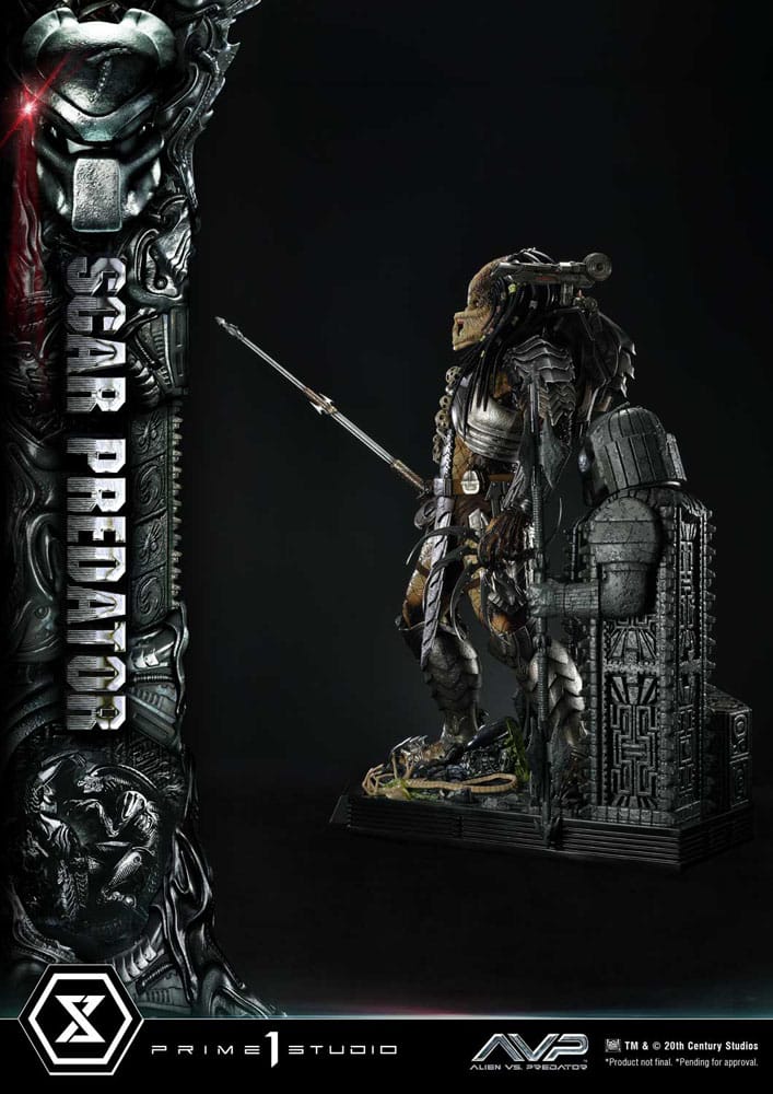 The Alien vs. Predator Museum Masterline Series Statue 1/3 Scar Predator 93 cm - Preorder - ETA: 20.12.2025