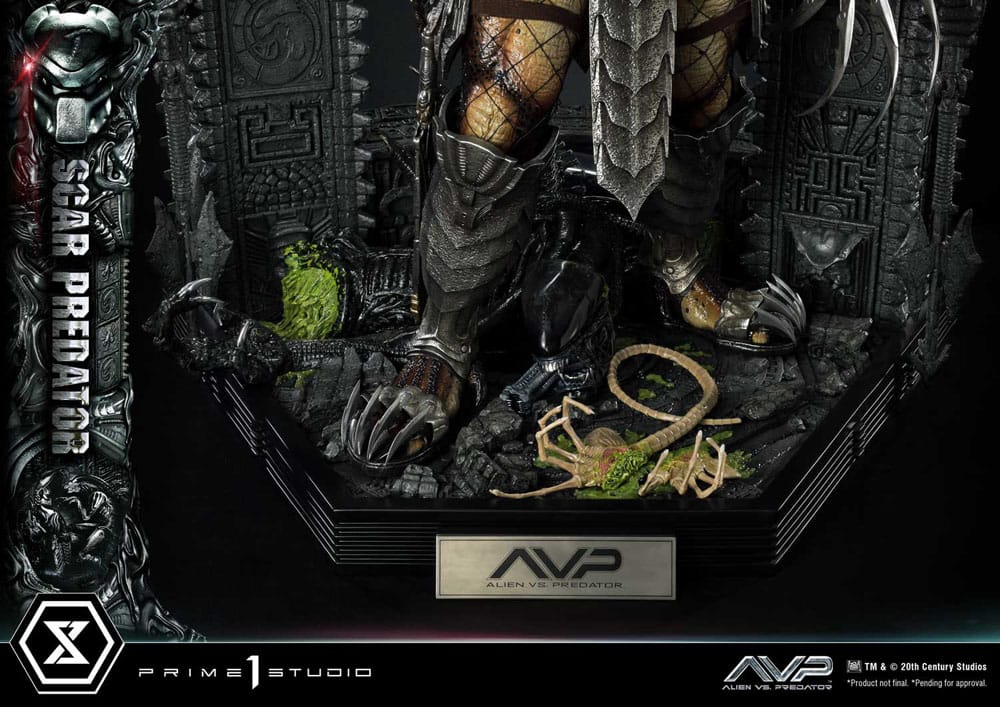 The Alien vs. Predator Museum Masterline Series Statue 1/3 Scar Predator 93 cm - Preorder - ETA: 20.12.2025